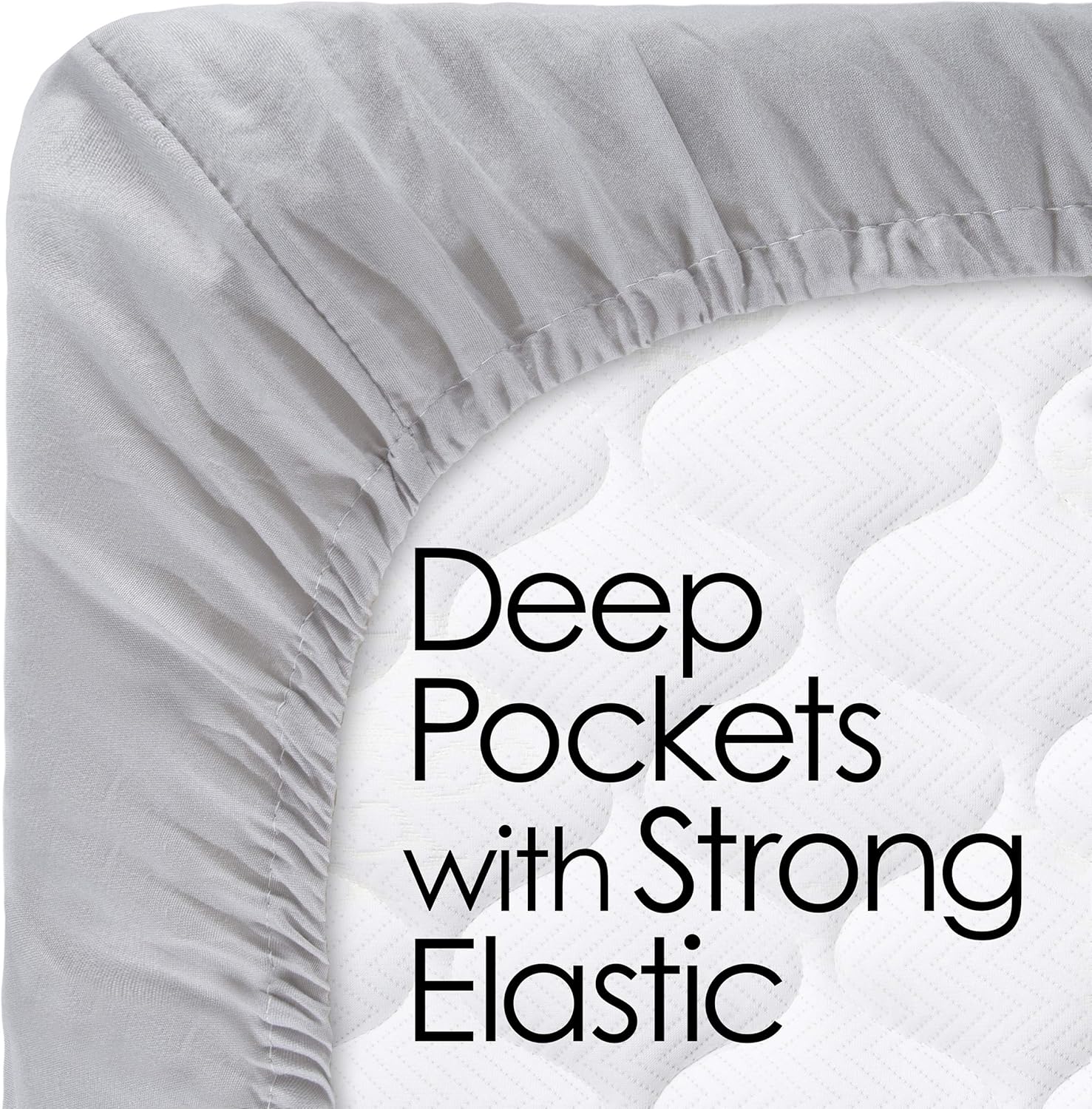 Lavish Home Brushed Microfiber Twin XL Sheet Set - White