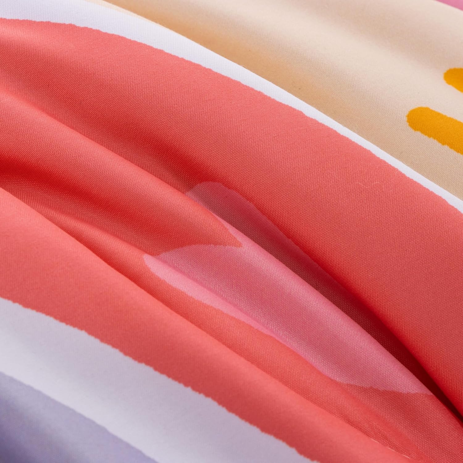 Btargot 3-Piece Rainbow Comforter Set for Kids