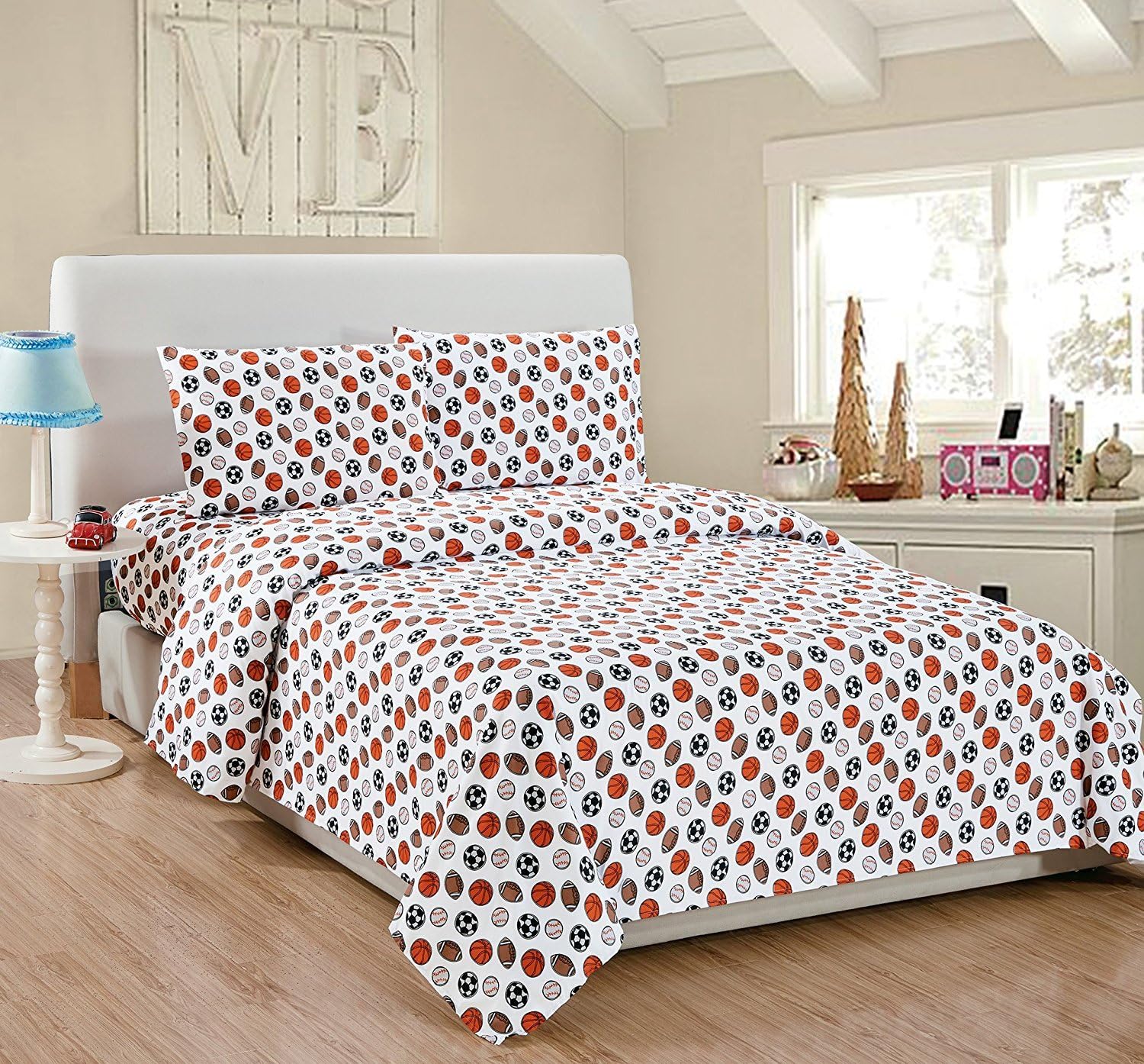 Linen Plus Queen Sheet Set for Kids and Teens