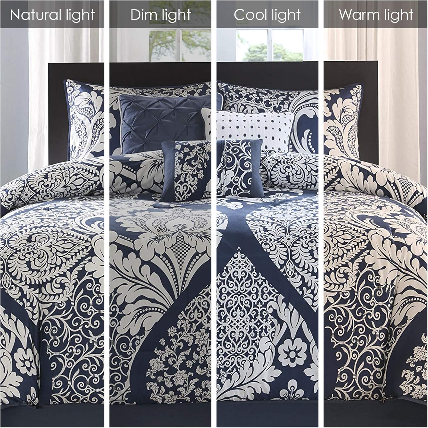 Madison Park Vienna Reversible Cotton Quilt 6 Piece Set
