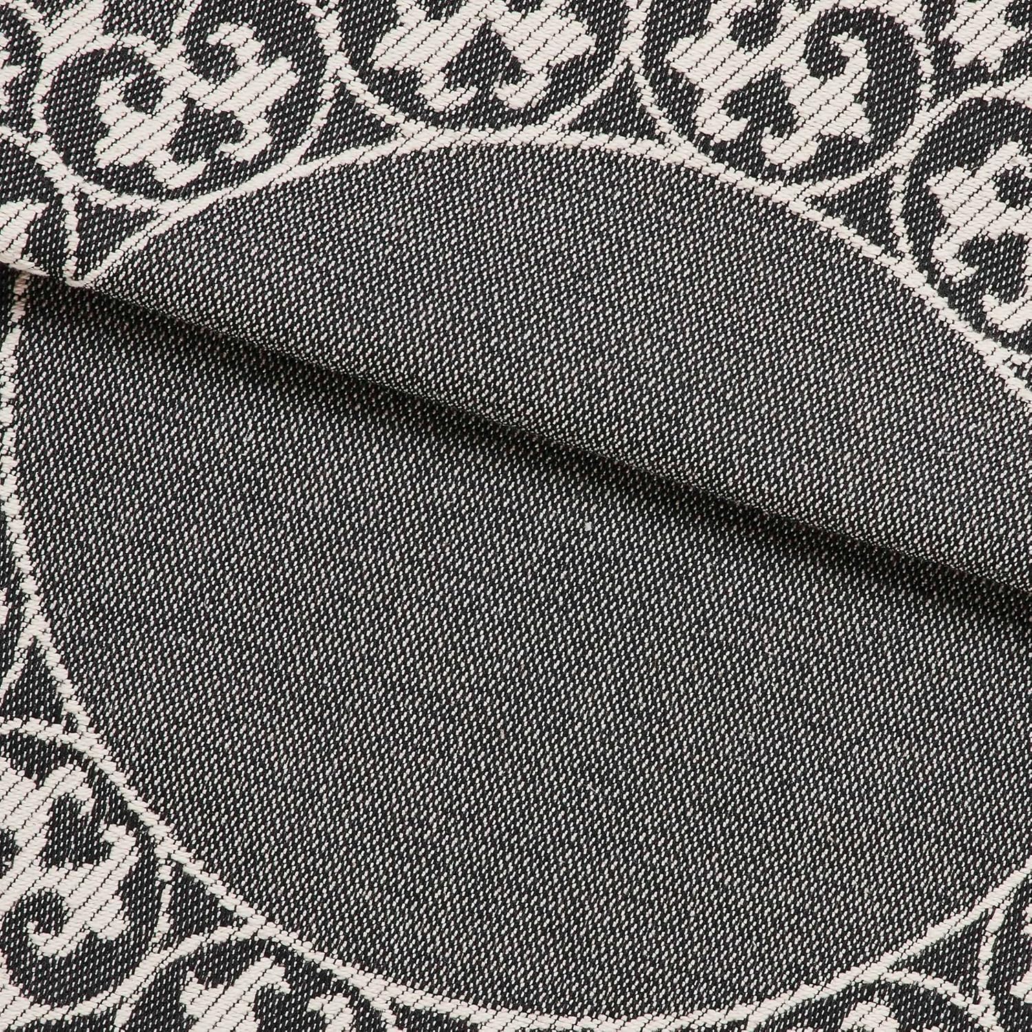 Superior Oversized Bedspread Set - Bohemian Style Charcoal