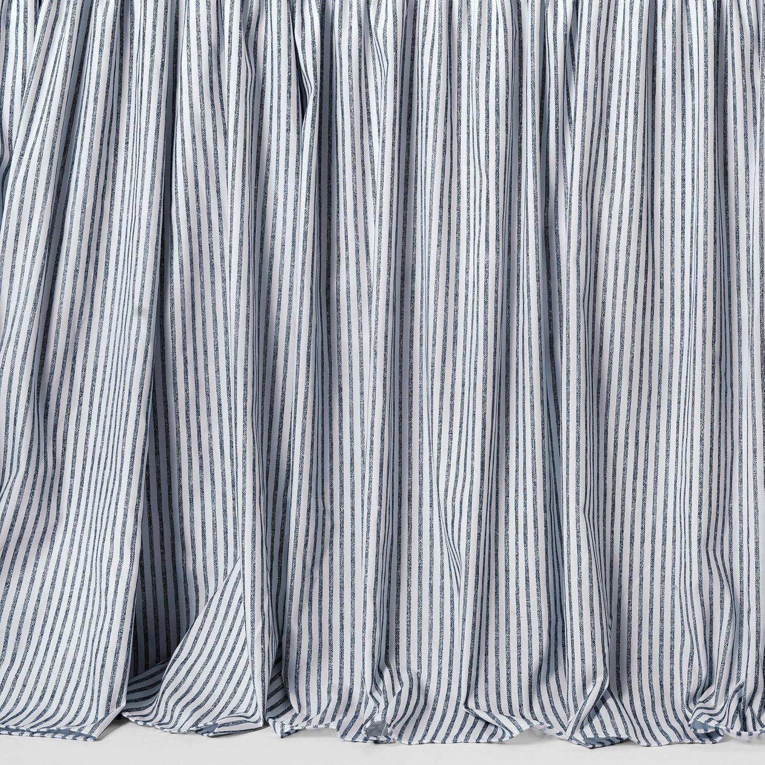 Lush Decor Ticking Stripe Bedspread 3 Piece Set King Navy