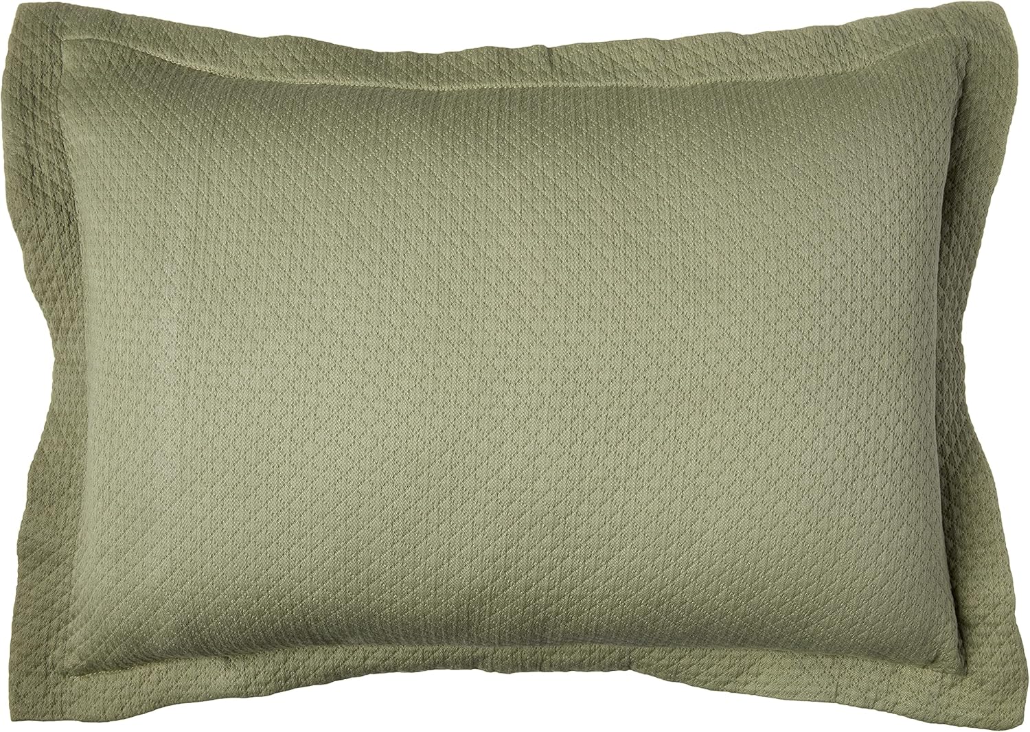 Superior Oversized Bedspread Set Diamond Solitaire Design Twin Sage