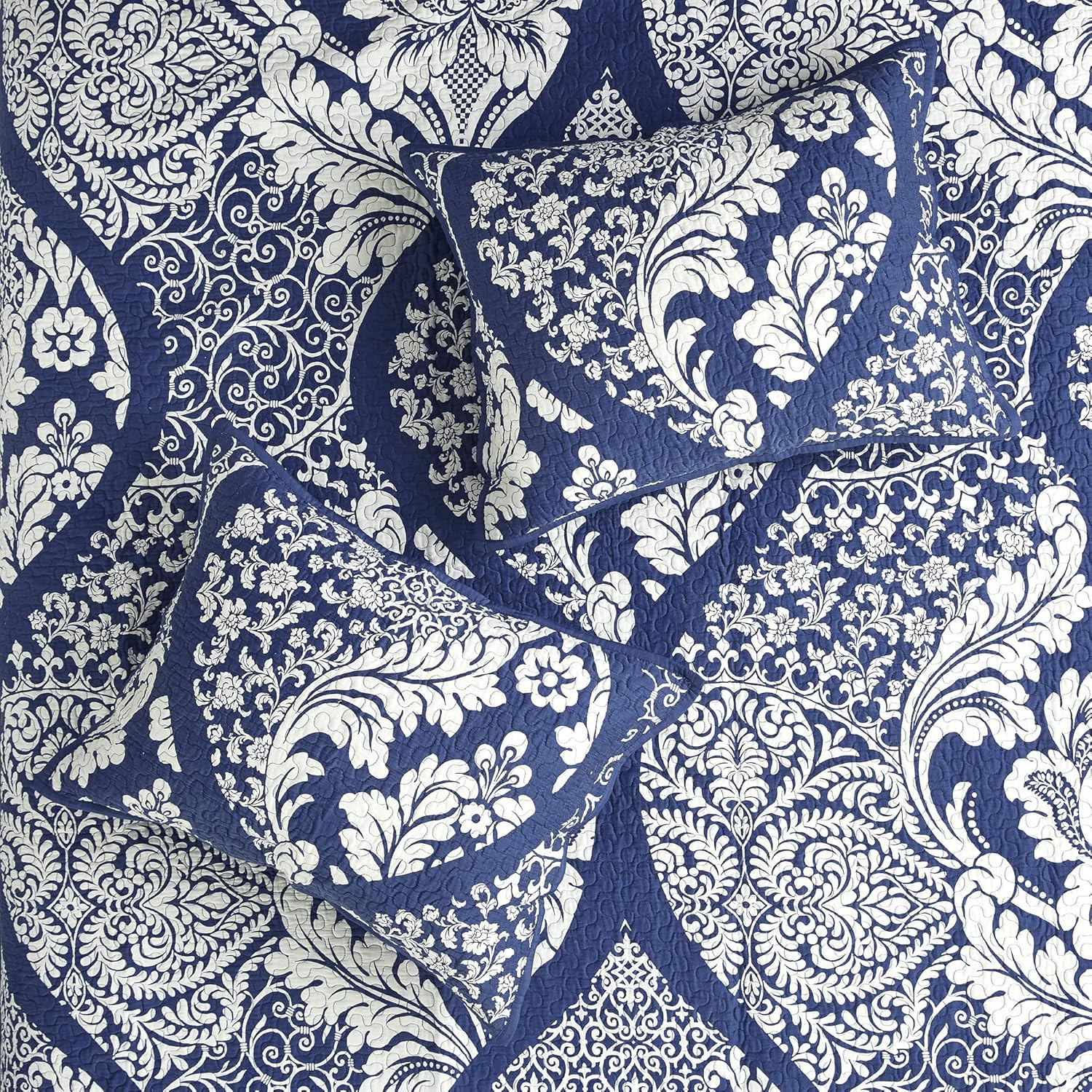 Madison Park Vienna Reversible Cotton Quilt 6 Piece Set